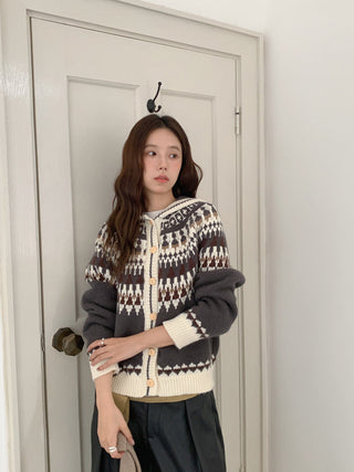 fairisland hood cardigan