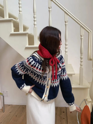 fairisland hood cardigan