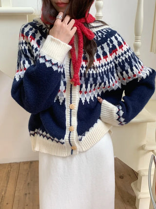 fairisland hood cardigan
