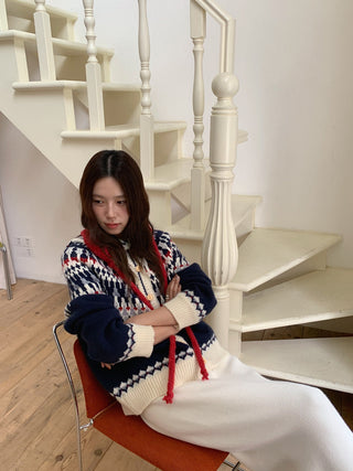 fairisland hood cardigan