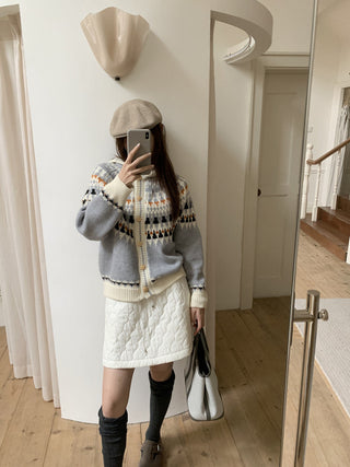 fairisland hood cardigan