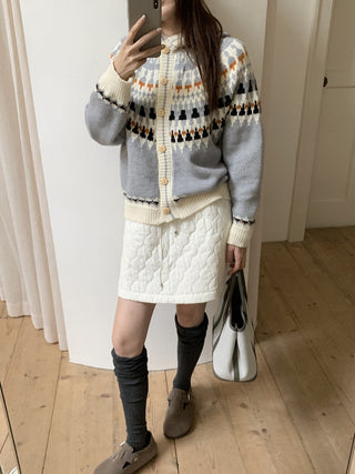 fairisland hood cardigan