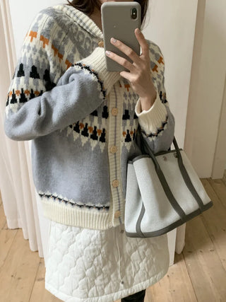 fairisland hood cardigan