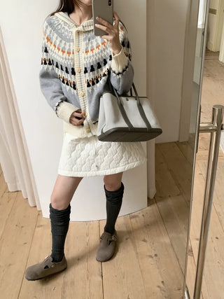 fairisland hood cardigan