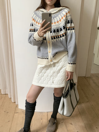 fairisland hood cardigan