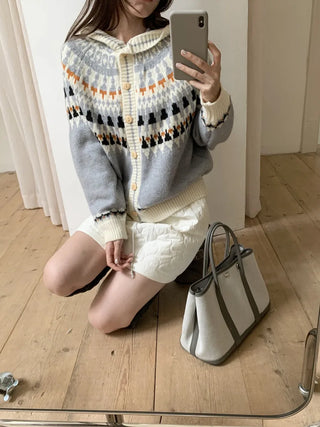 fairisland hood cardigan