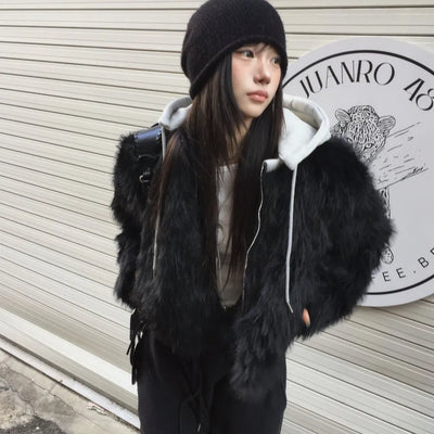 detachable fur jacket