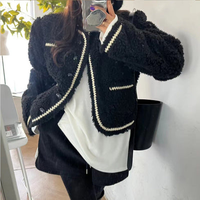lace fur coat