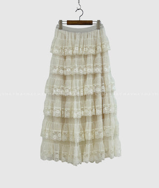lace cake skirt