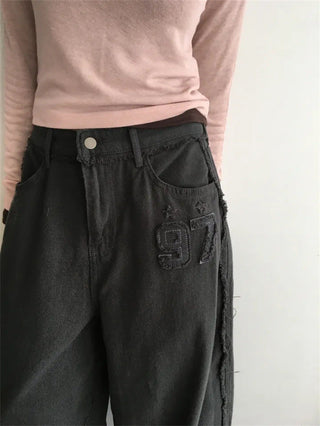 letter casual pants
