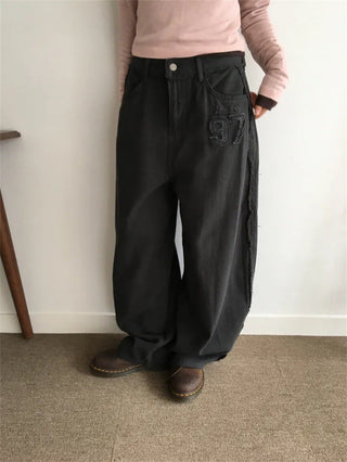 letter casual pants