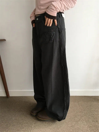 letter casual pants