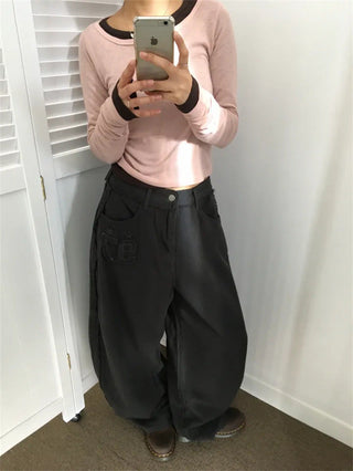 letter casual pants