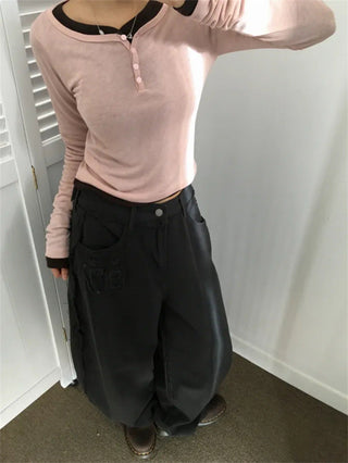 letter casual pants
