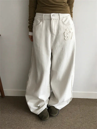 letter casual pants
