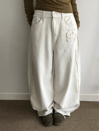 letter casual pants