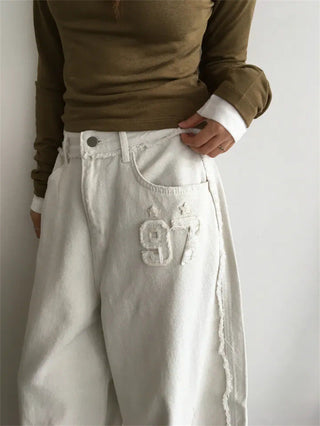 letter casual pants