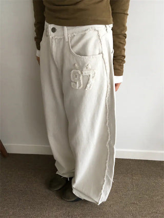 letter casual pants