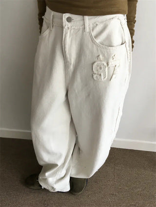 letter casual pants