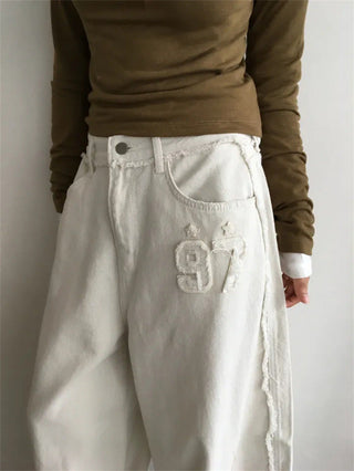 letter casual pants