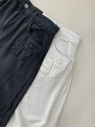 letter casual pants