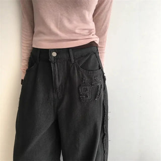 letter casual pants