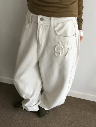 letter casual pants