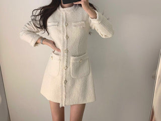 Elegant waist slimming dress