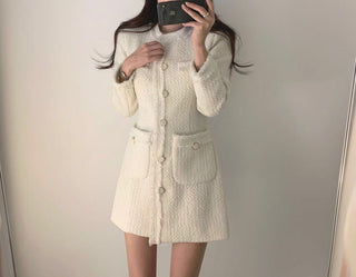 Elegant waist slimming dress