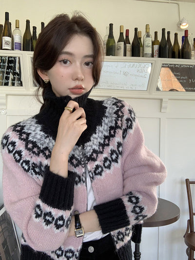 Korea thickened knitted coat