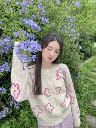 Contrast Color Knitted Sweater