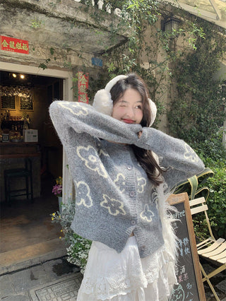 Contrast Color Knitted Sweater