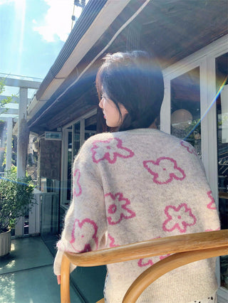 Contrast Color Knitted Sweater