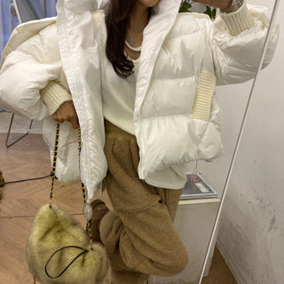 High waist drawstring polar fleece pants