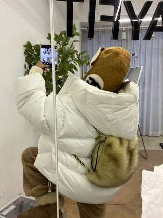 High waist drawstring polar fleece pants