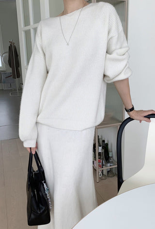 Knitted sweater suit