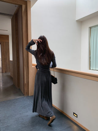 V-Neck Single-breasted Knitted cardigan