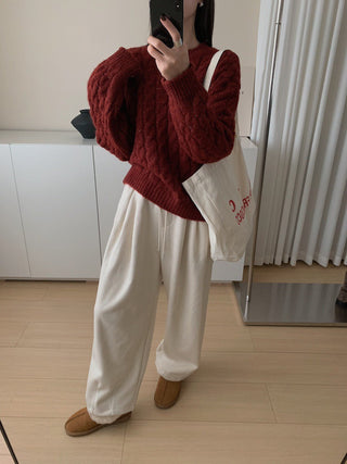 Cable knit Sweater