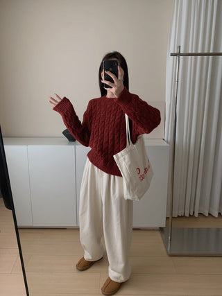Cable knit Sweater