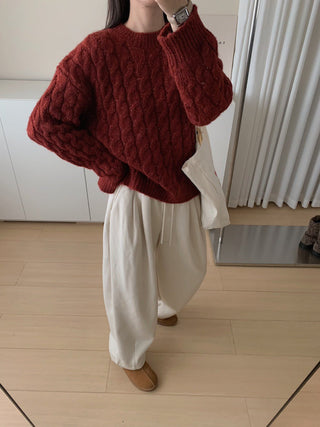 Cable knit Sweater