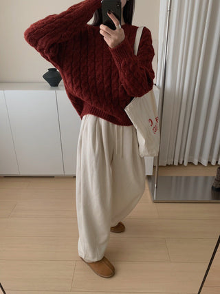 Cable knit Sweater