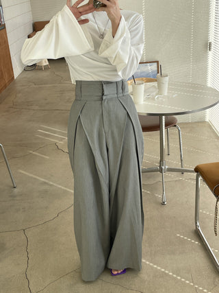 Waist Slimming Wide Leg casual Pants