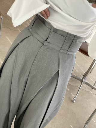 Waist Slimming Wide Leg casual Pants