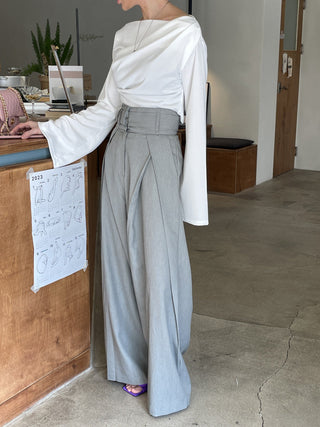 Waist Slimming Wide Leg casual Pants