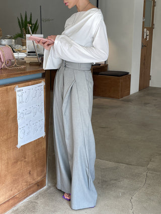 Waist Slimming Wide Leg casual Pants