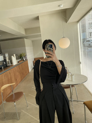 Waist Slimming Wide Leg casual Pants