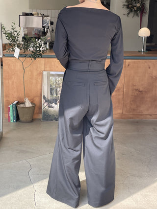 Waist Slimming Wide Leg casual Pants