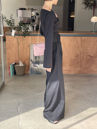 Waist Slimming Wide Leg casual Pants