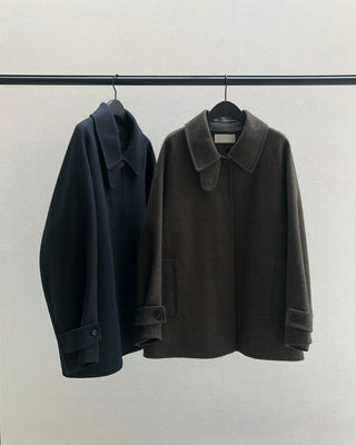 Retro Single-breasted Mid-length Woolen Jacket