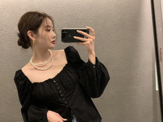 Square Collar loose top